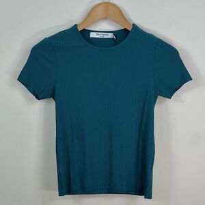 Juicy Couture Ribbed T-Shirt in Sapphire Wave (XS)